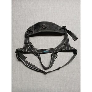 Max and Neo Reflective Dog Harness No-Pull Adjustable Black L/XL
